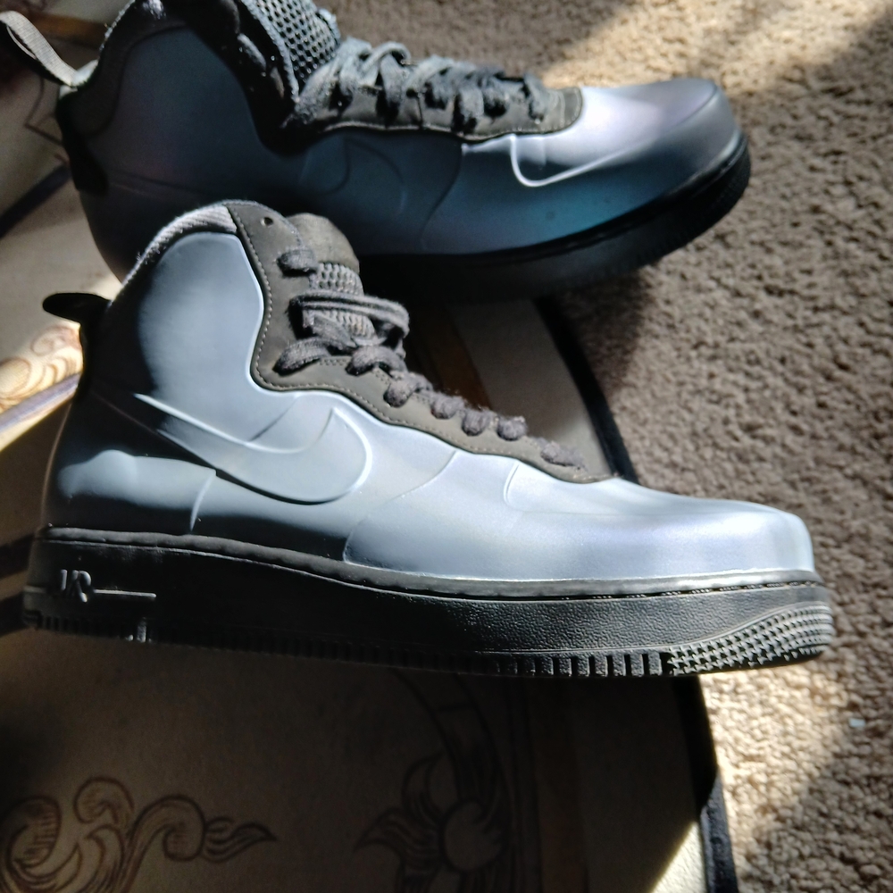 Nike Men's Black and Gray Rain Boots